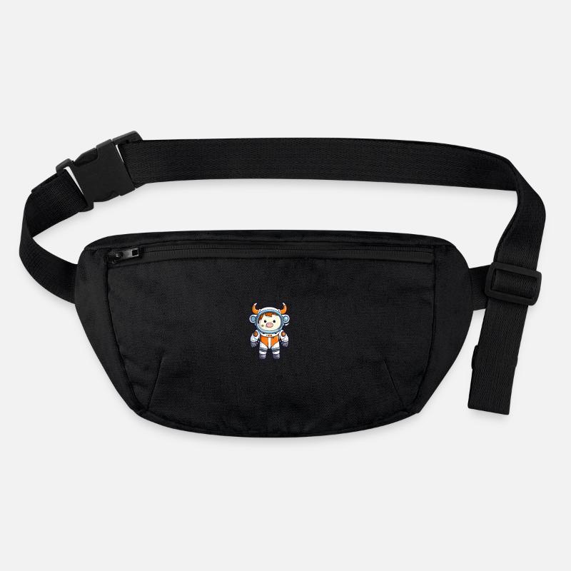 Astronaute Drôle Vache Kawaii Dessin Animé Animal De Compagnie Sac banane recyclé Stanley/Stella