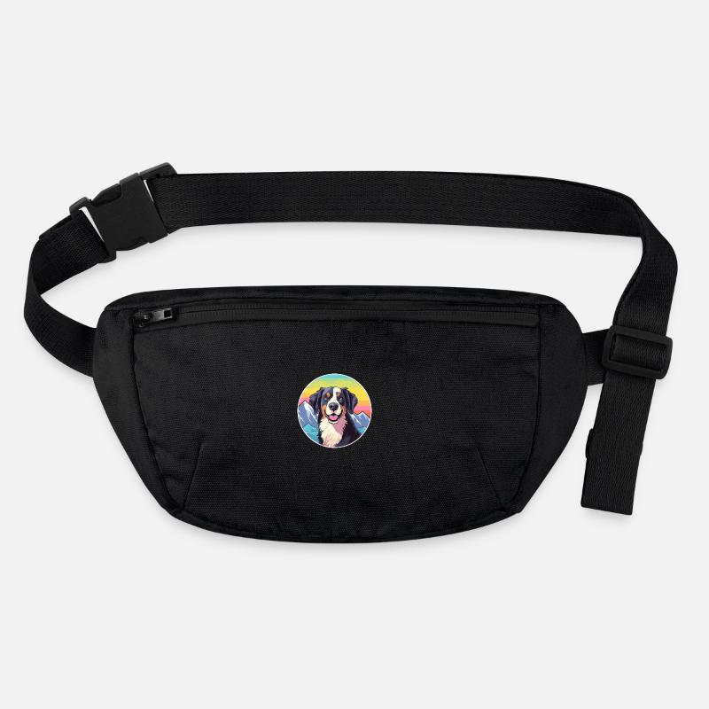 Hamiltonstovare race de chien dessin animé kawaii watercolo Sac banane recyclé Stanley/Stella