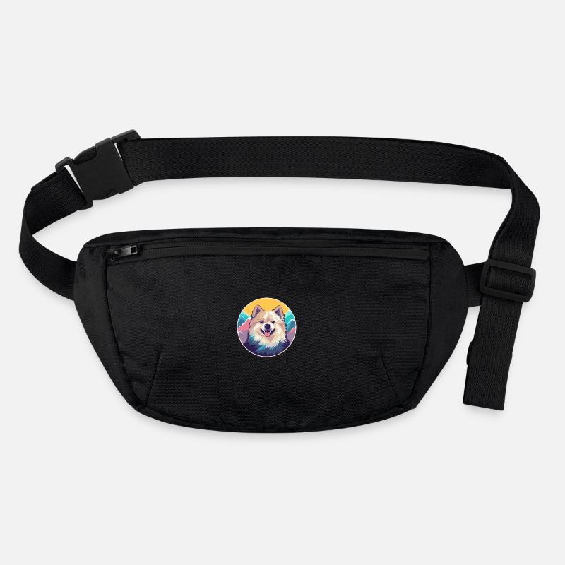 Spitz Dog Breed Cartoon Kawaii Watercolor Stanley/Stella recycled Hip Bag 