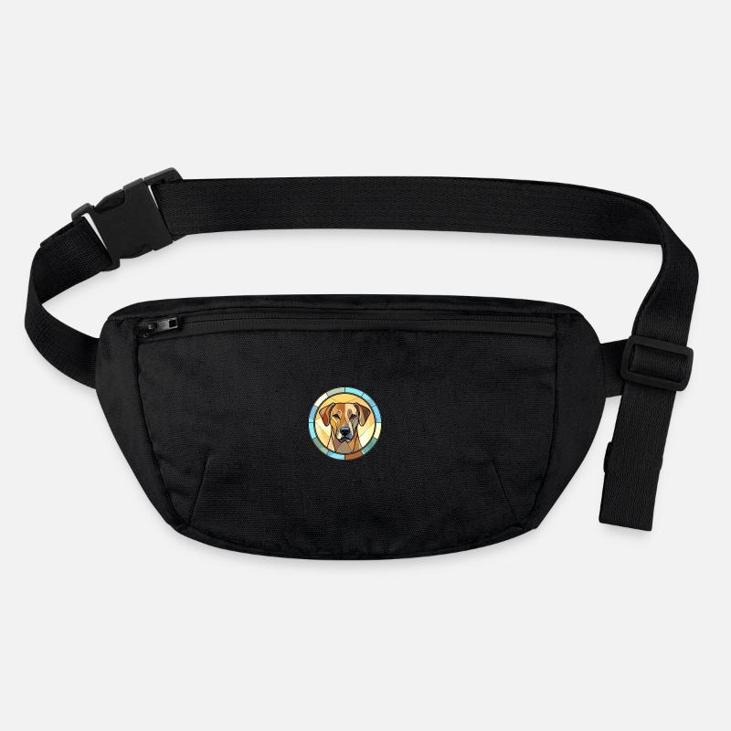 Bouche noire Cur chien race vitrail coloré W Sac banane recyclé Stanley/Stella