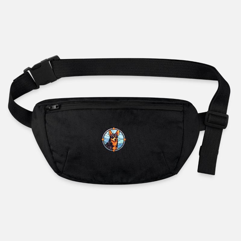 Lancashire Heeler chien race vitrail coloré Sac banane recyclé Stanley/Stella