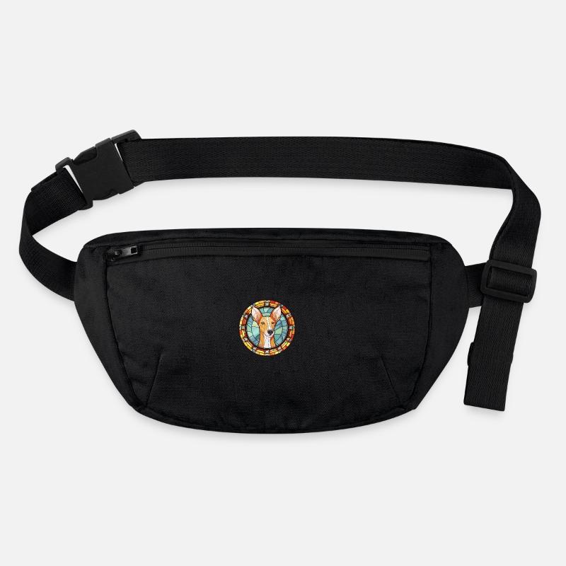 Podenco Canario Hunderasse Buntes Glas Buntes W Stanley/Stella recycelte Gürteltasche