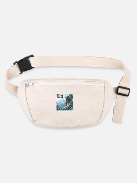 Hiking Viking - Stanley/Stella recycelte Gürteltasche - Naturweiß - Vorne