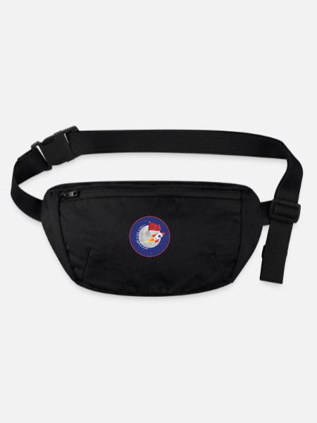 Moroccan Space Agency - Stanley/Stella recycled Hip Bag  - black - Front
