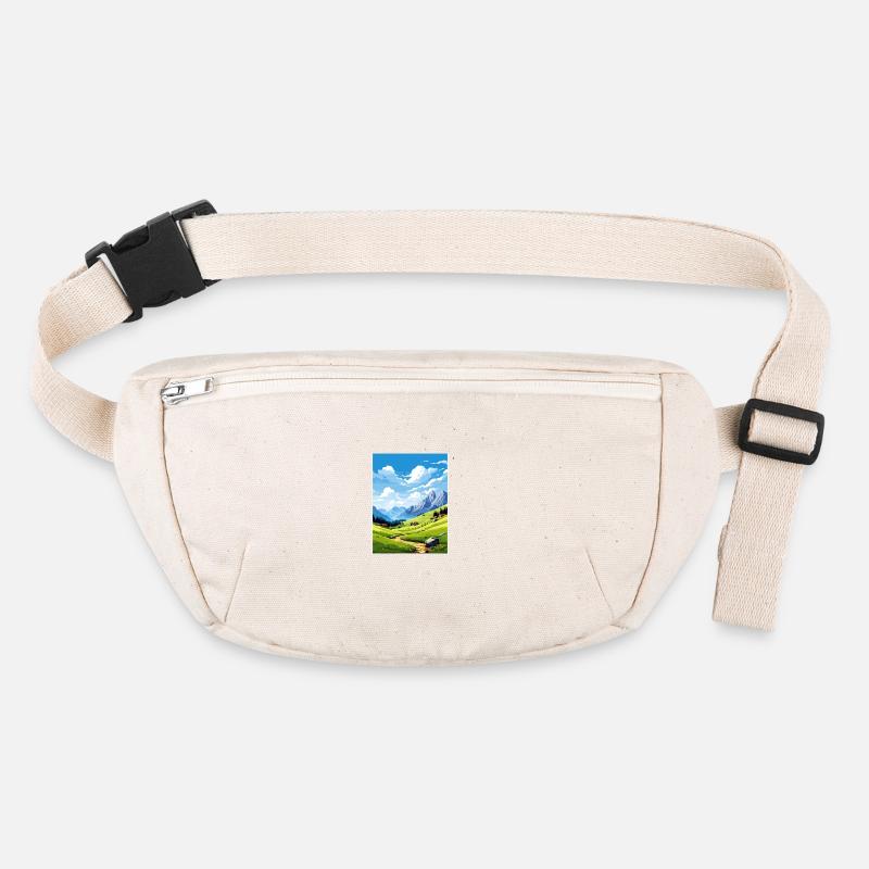 Velika Planina Slowenien Bleder See Reiseposter Stanley/Stella recycelte Gürteltasche