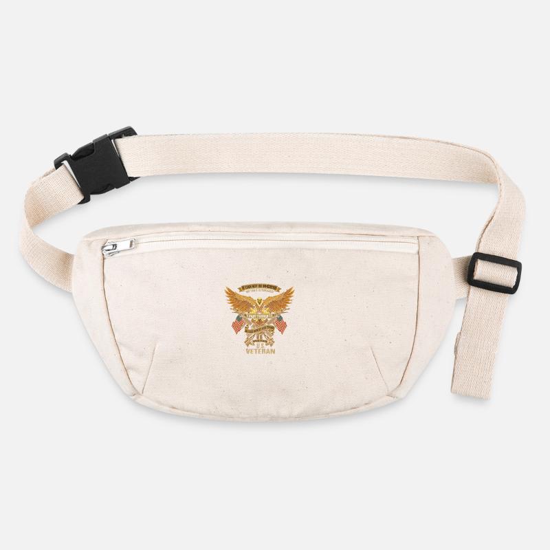 Army War Military Uniform Force Soldier Veteran Stanley/Stella recycled Hip Bag 