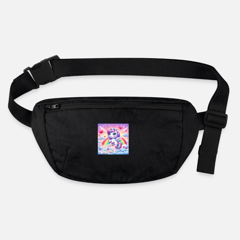 Süßes Einhorn Stanley/Stella recycelte Gürteltasche