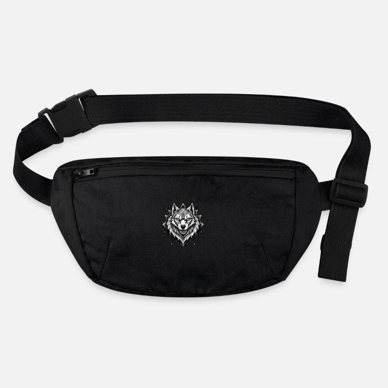 Loup noir et Wihte Sac banane recyclé Stanley/Stella