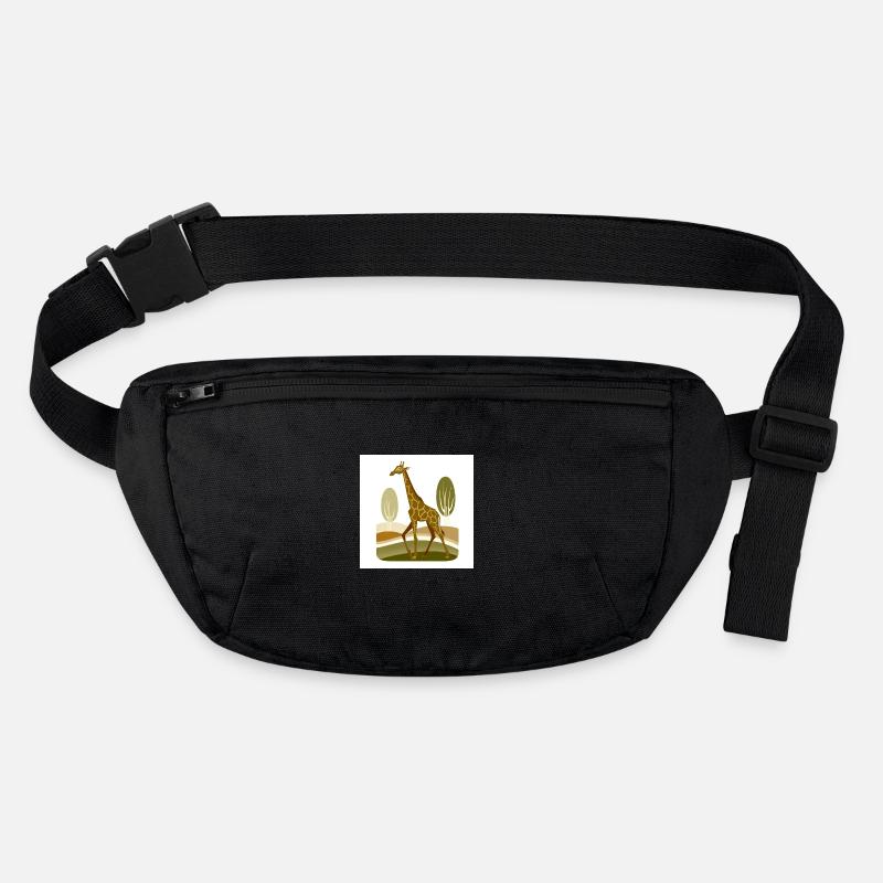 Old style - Stanley/Stella recycled Hip Bag  - black