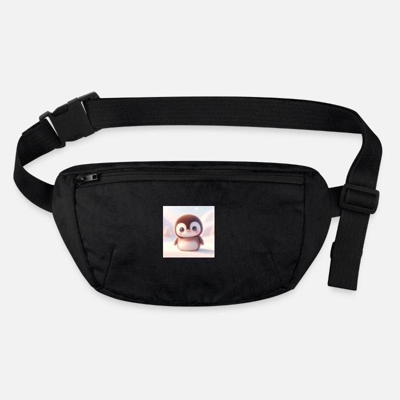 Pinguine snow 2 - Stanley/Stella recycelte Gürteltasche - Schwarz