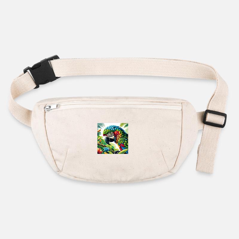 Papagei Stanley/Stella recycelte Gürteltasche