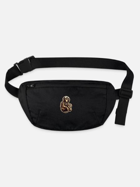 SpacemonkeyX - Stanley/Stella recycled Hip Bag  - black - Front