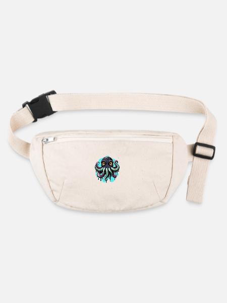 Octopus - Stanley/Stella recycled Hip Bag  - natural - Front