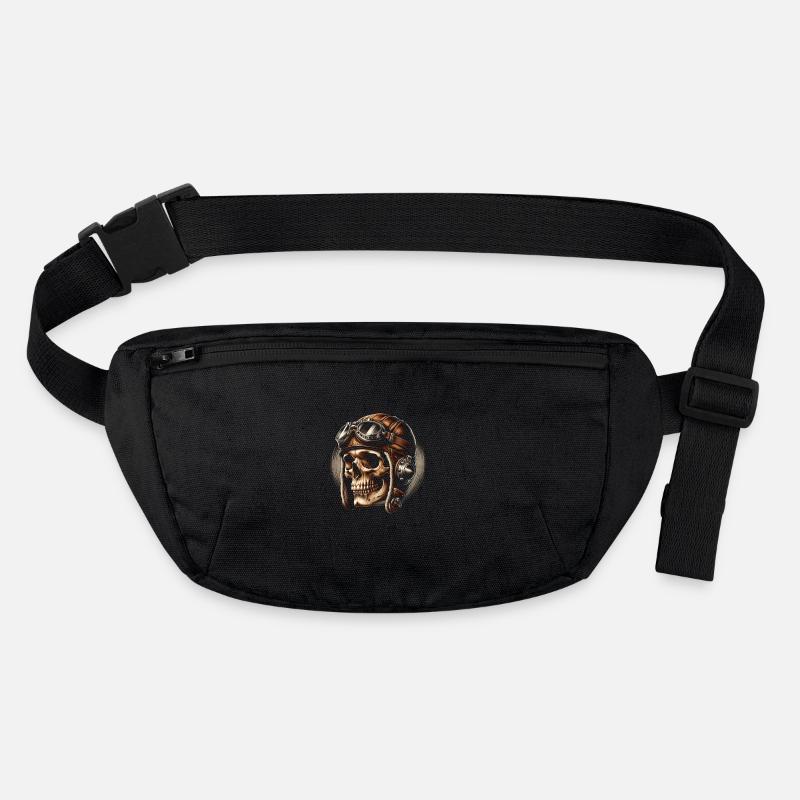 Retro Flight Skull Stanley/Stella recycled Hip Bag 