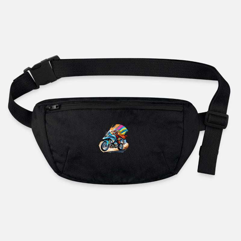 Héros de bande dessinée à moto Sac banane recyclé Stanley/Stella