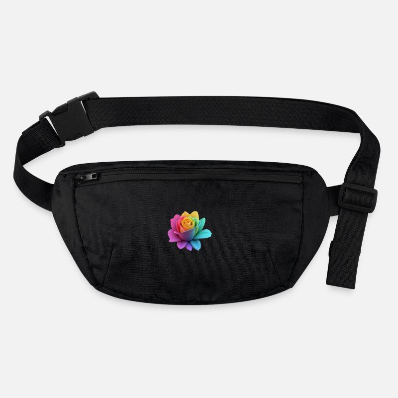 Regenbogen-Rose Stanley/Stella recycelte Gürteltasche
