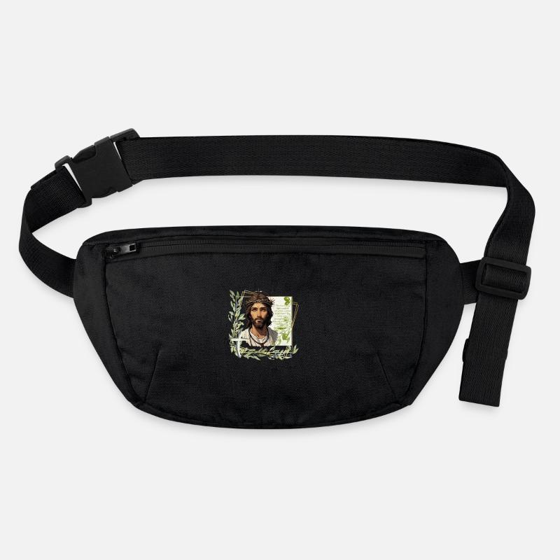 Fearless Faith: Psalm 27:1 Illustrated Tee Stanley/Stella recycelte Gürteltasche