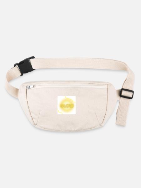 Glow - Stanley/Stella recycelte Gürteltasche - Naturweiß - Vorne