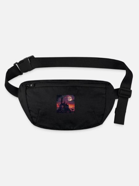 transylvania - Stanley/Stella recycled Hip Bag  - black - Front