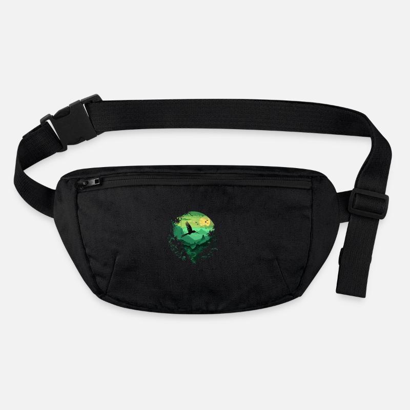 hummingbird bird nature animals wilderness nectar Stanley/Stella recycled Hip Bag 