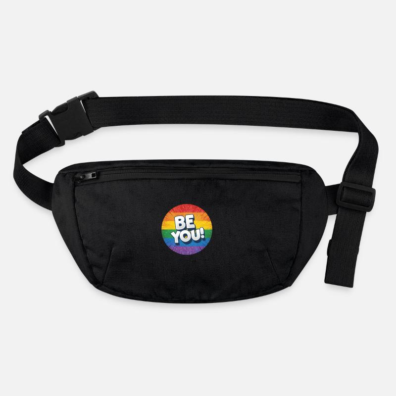 LGBTQ Be You Stanley/Stella recycelte Gürteltasche