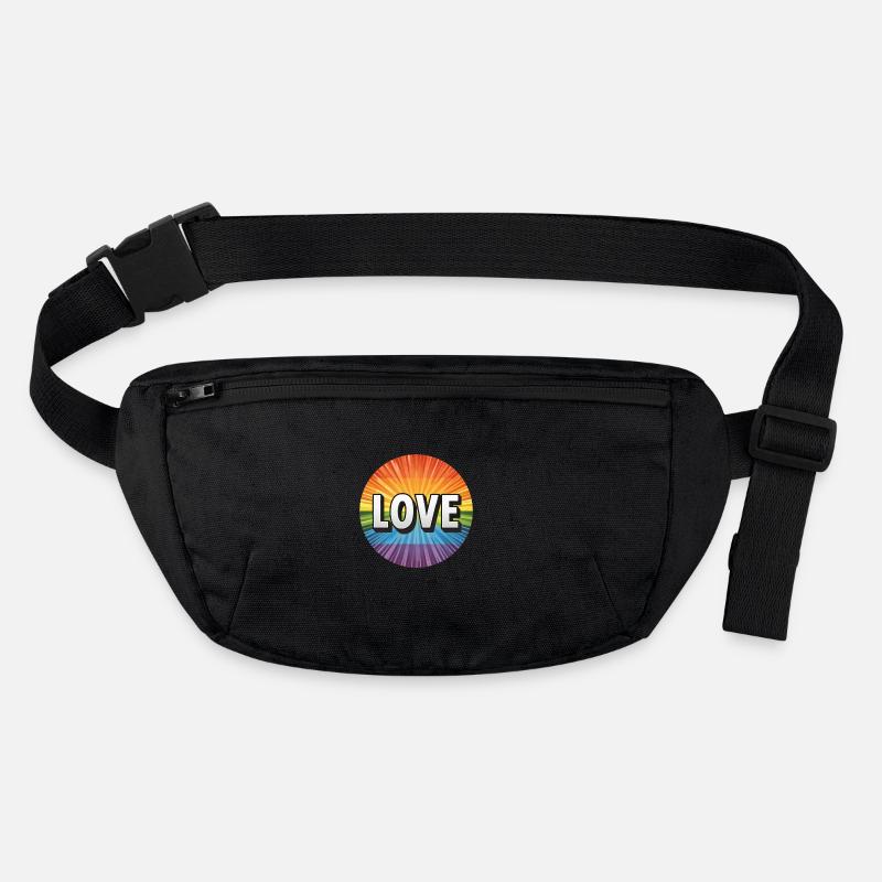 LGBTQ Love Stanley/Stella recycled Hip Bag 
