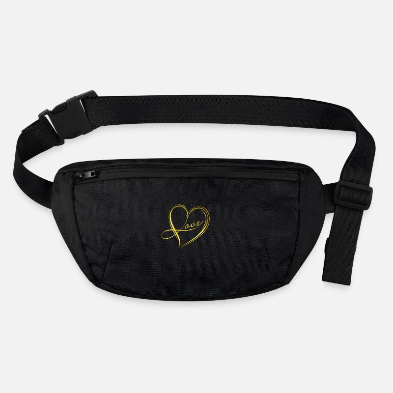 golden heart Stanley/Stella recycled Hip Bag 