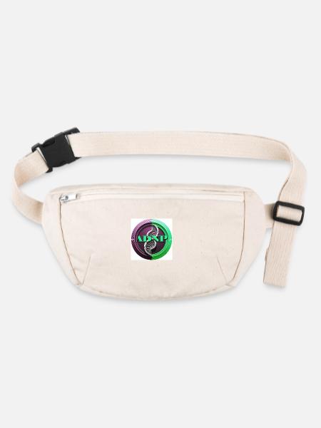 ADNP syndrome - Stanley/Stella recycled Hip Bag  - natural - Front