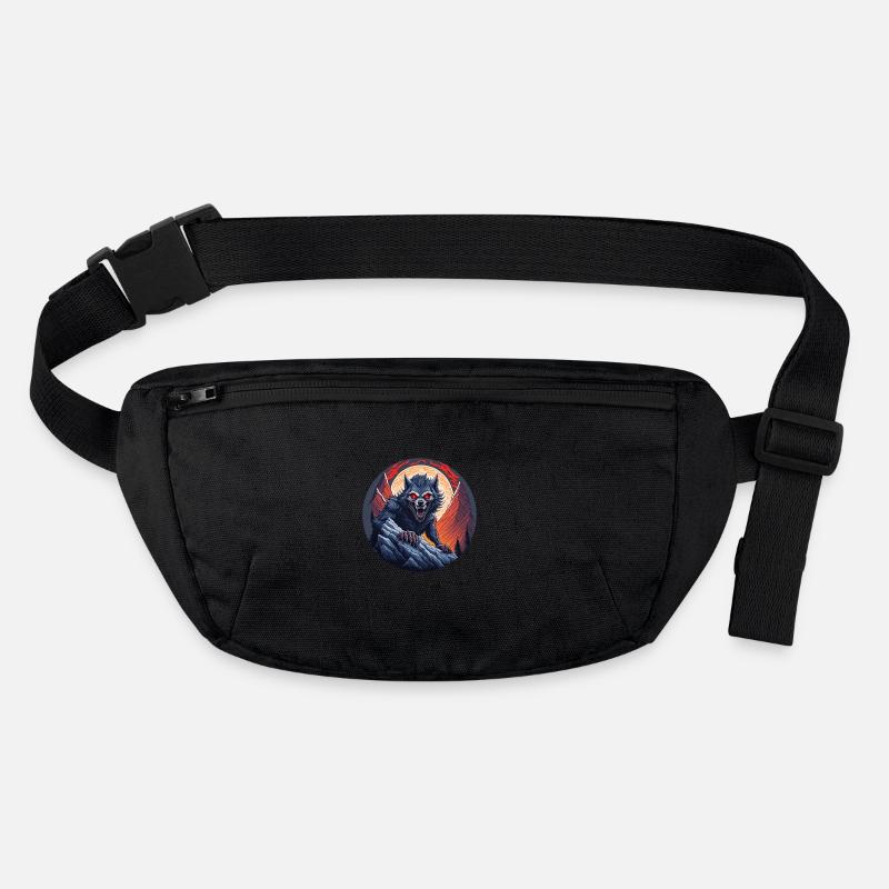 Effrayant Halloween loup-garou escalade Costume de fête Sac banane recyclé Stanley/Stella