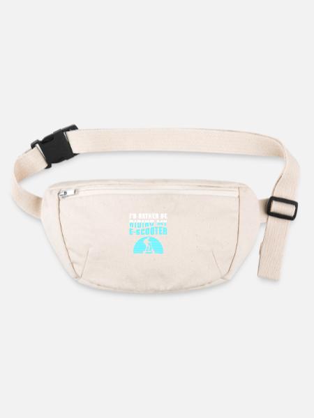 E-Scooter Scooter Riding Environment Motor - Stanley/Stella recycled Hip Bag  - natural - Front