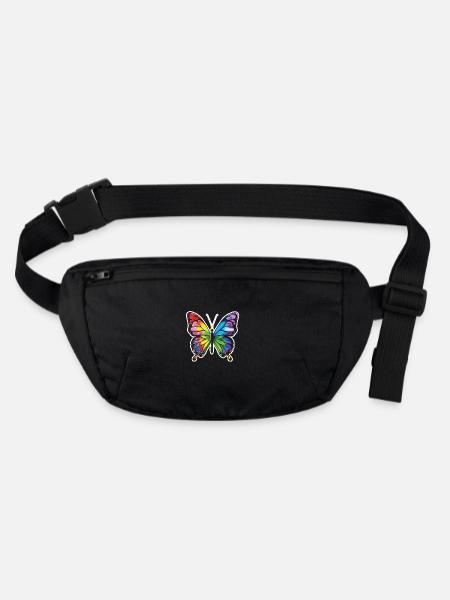 Papillon papillon - Sac banane recyclé Stanley/Stella - noir