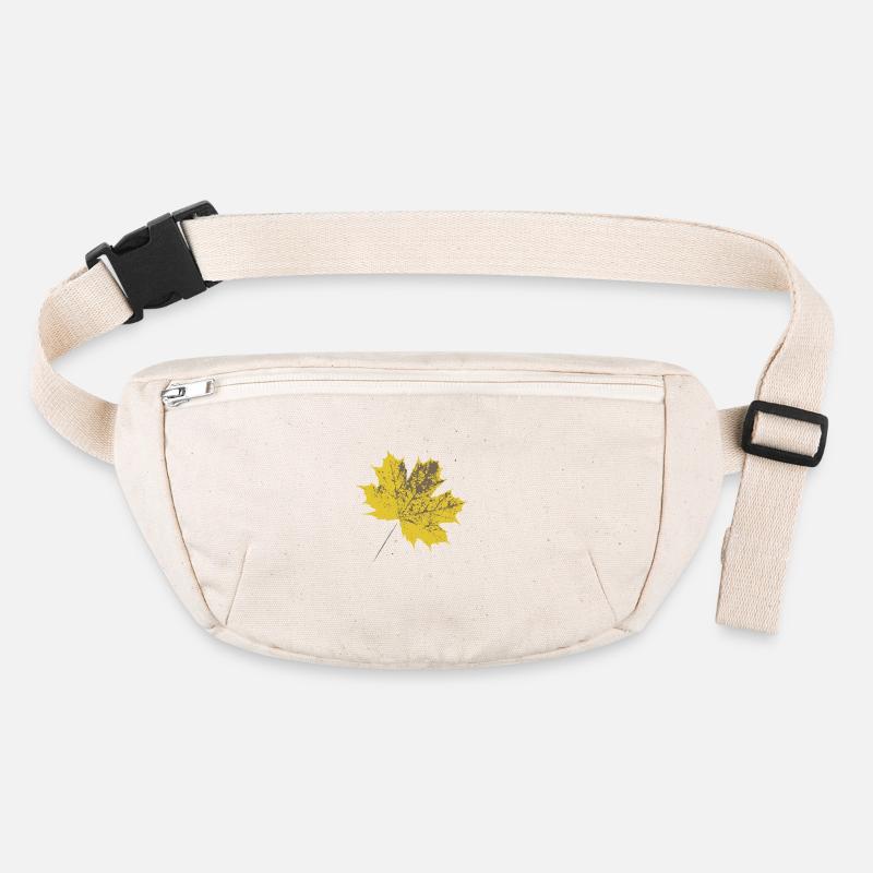 Yellow maple leaf Stanley/Stella recycled Hip Bag 