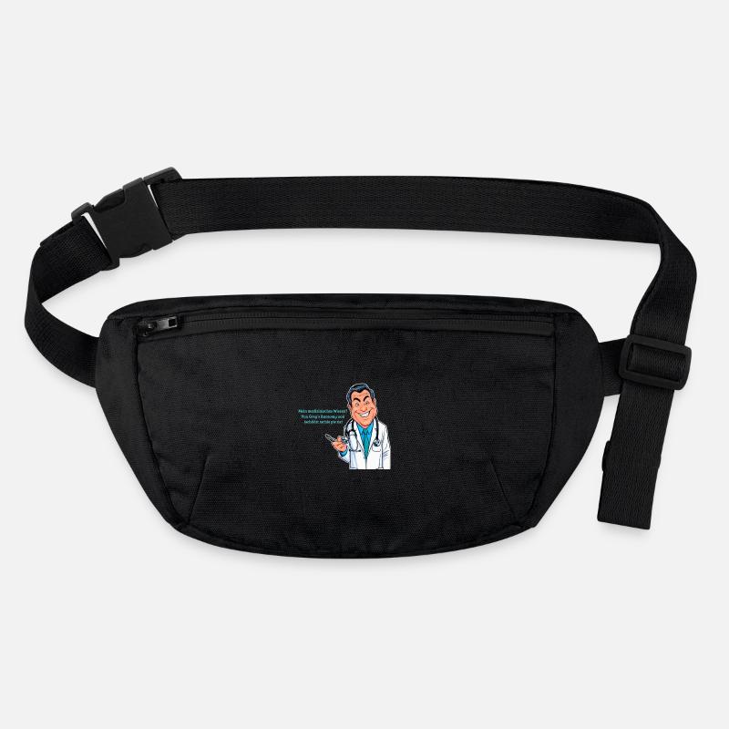 Lustige Ärzte 2 Stanley/Stella recycelte Gürteltasche