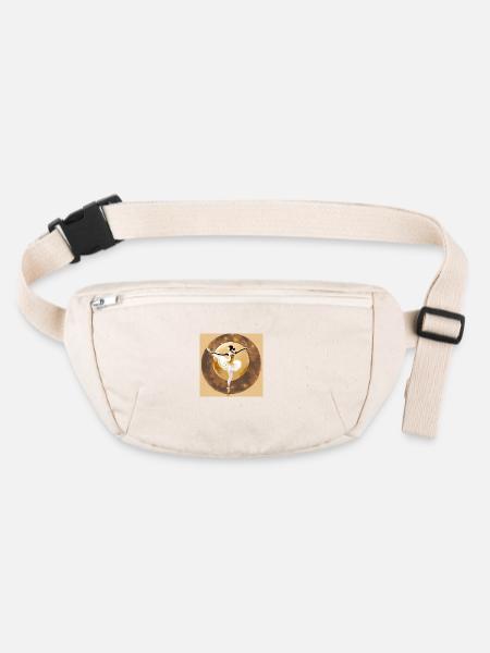 Flexibilité - Sac banane recyclé Stanley/Stella - blanc naturel - Devant
