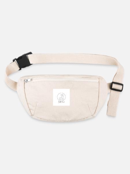 Dog lover - Stanley/Stella recycled Hip Bag  - natural - Front