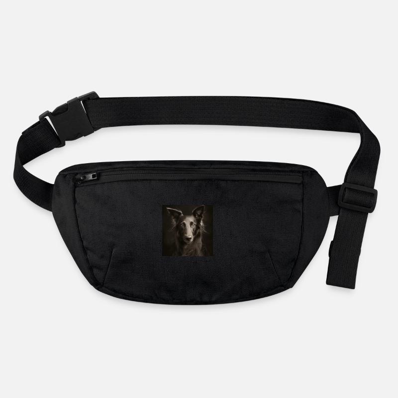 Black Animals - Chien cool - Sac banane recyclé Stanley/Stella - noir