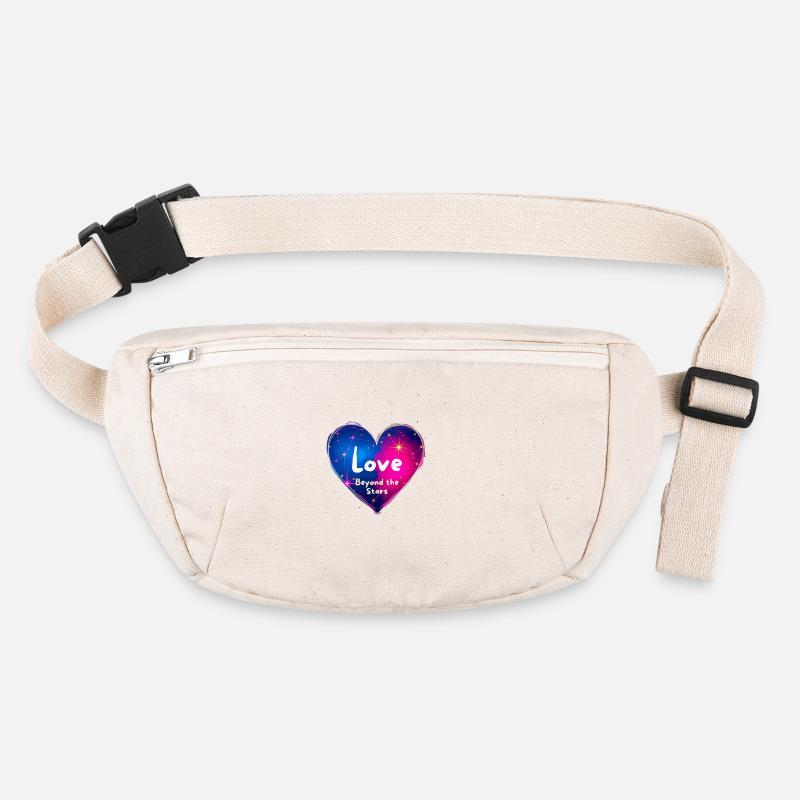 Liebe jenseits der Sterne Herz-Design Stanley/Stella recycelte Gürteltasche