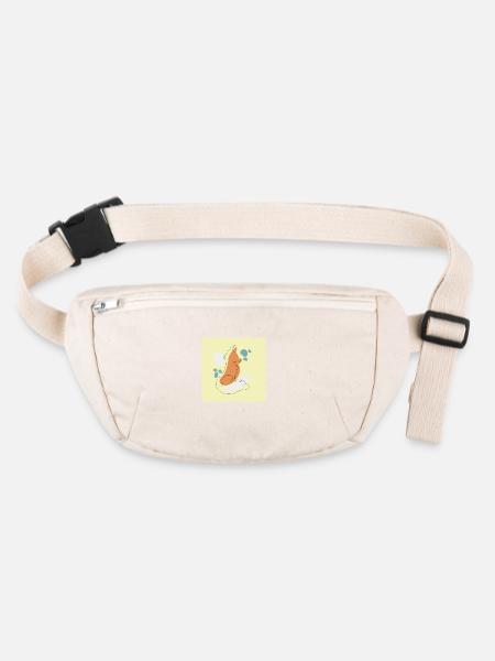 Fuchs - Stanley/Stella recycelte Gürteltasche - Naturweiß - Vorne