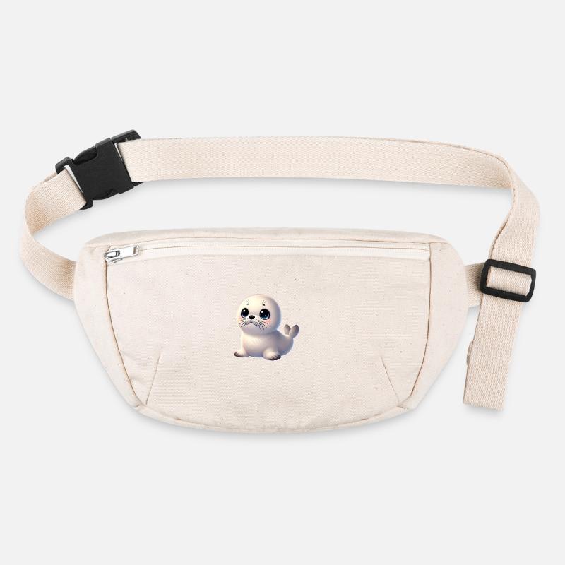Robbenbaby mit großen Augen Stanley/Stella recycelte Gürteltasche