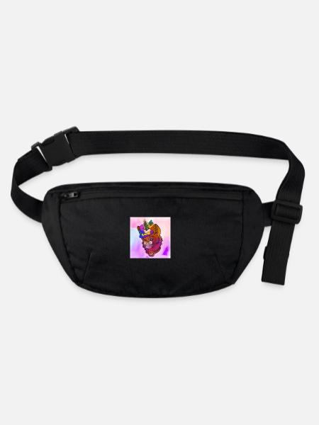 L’œuvre de Rafi - Sac banane recyclé Stanley/Stella - noir - Devant