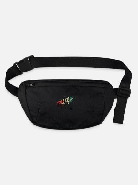 Chemise de musicien - Stanley/Stella recycled Hip Bag  - black - Front