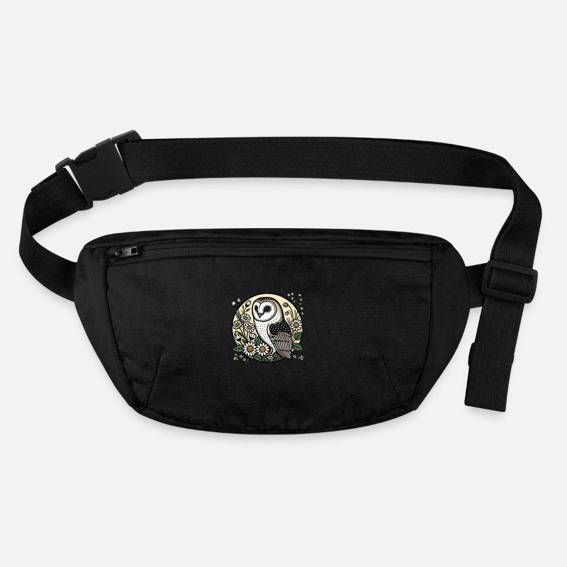 Vintage barn owl Stanley/Stella recycled Hip Bag 