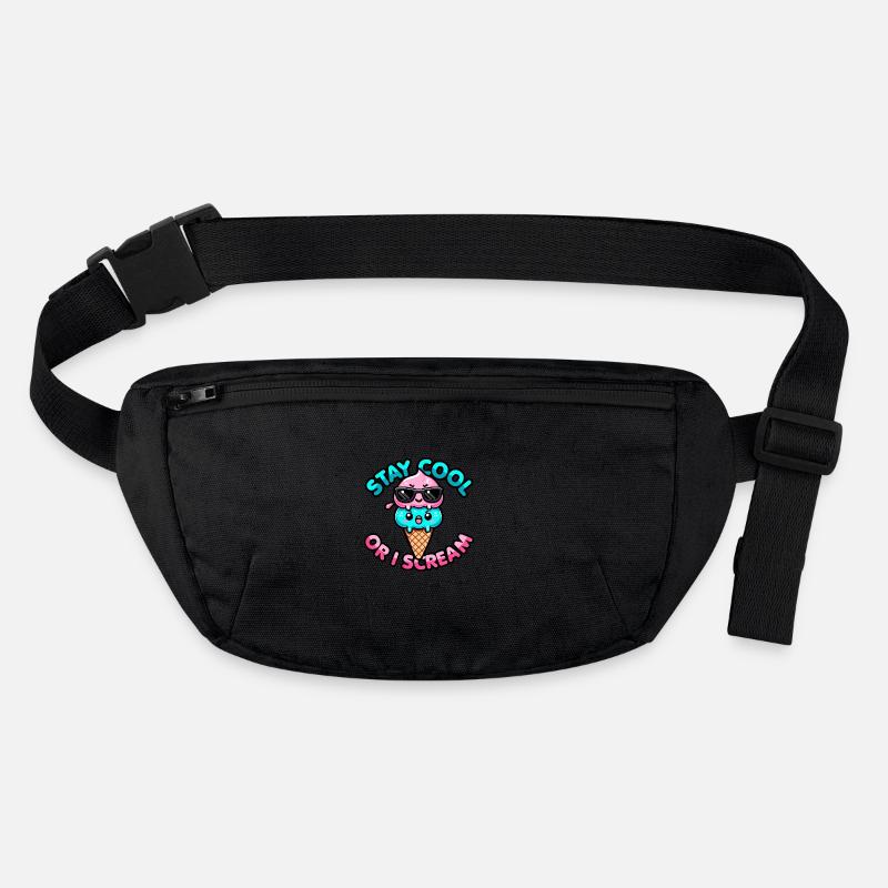 Gâterie glacée Kawaii – Restez cool ou je crie Sac banane recyclé Stanley/Stella