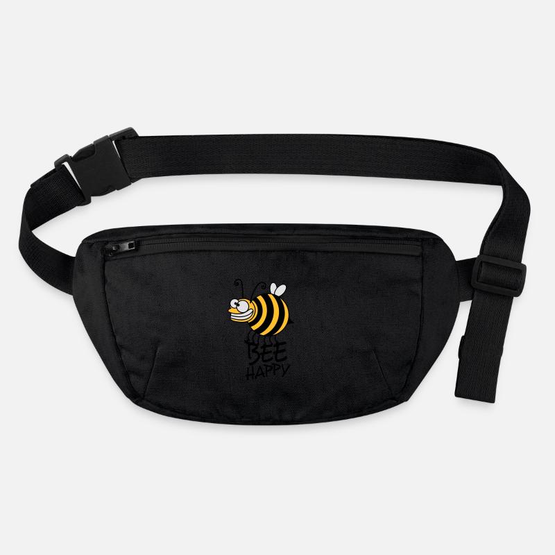 Thick crazy bee bee happy Stanley/Stella recycled Hip Bag 