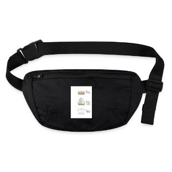 Toilet paper order - Stanley/Stella recycled Hip Bag  - black - Front