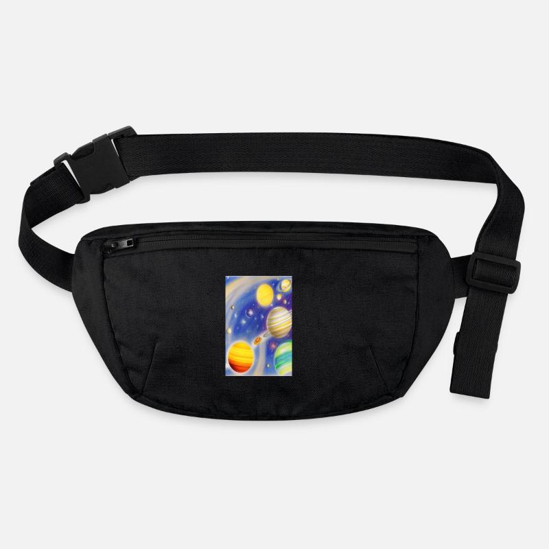 Space and planets Stanley/Stella recycled Hip Bag 