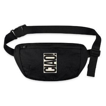 Ciao! - Stanley/Stella recycled Hip Bag  - black - Front
