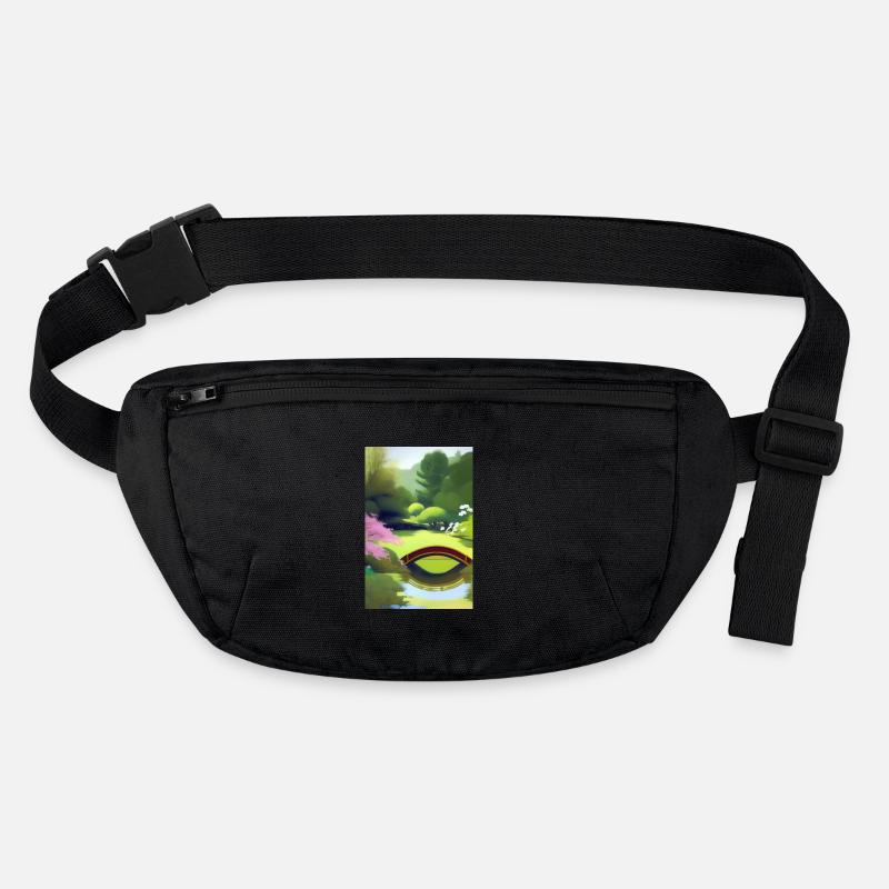 Chinesischer Zen Garten Stanley/Stella recycelte Gürteltasche