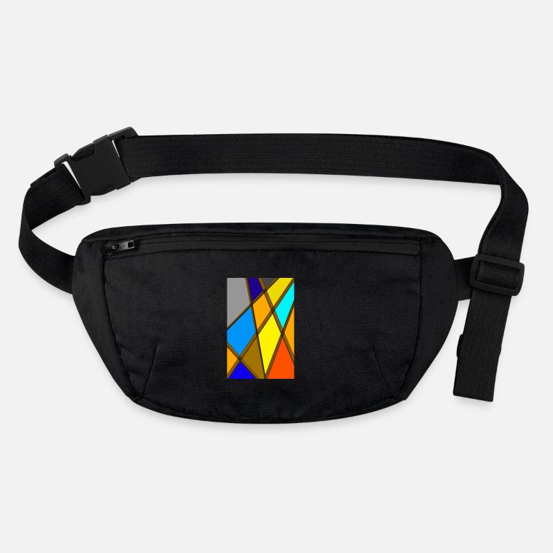 Bunte abstrakte Kunst Stanley/Stella recycelte Gürteltasche
