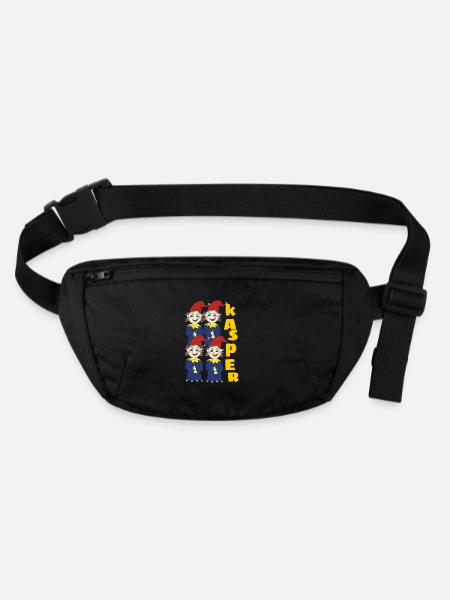 Kasper 4 - Stanley/Stella recycled Hip Bag  - black - Front
